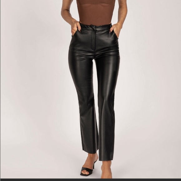 Meshki Pants - Meshki Tyra vegan leather high waist pants